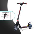 Adjustable CE Two Wheel Kick Scooter Pneumatic Tires 8 Inch